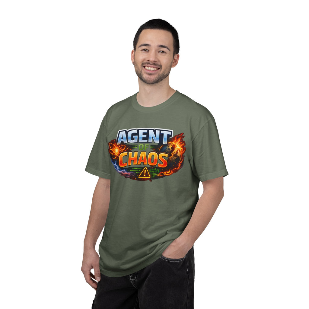 "Agent of Chaos" Unisex Garment-Dyed Tee