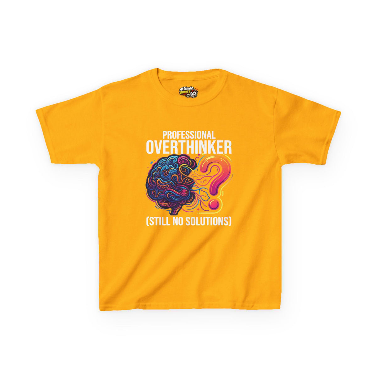 Color: Gold | Professional Overthinker Kids Tee