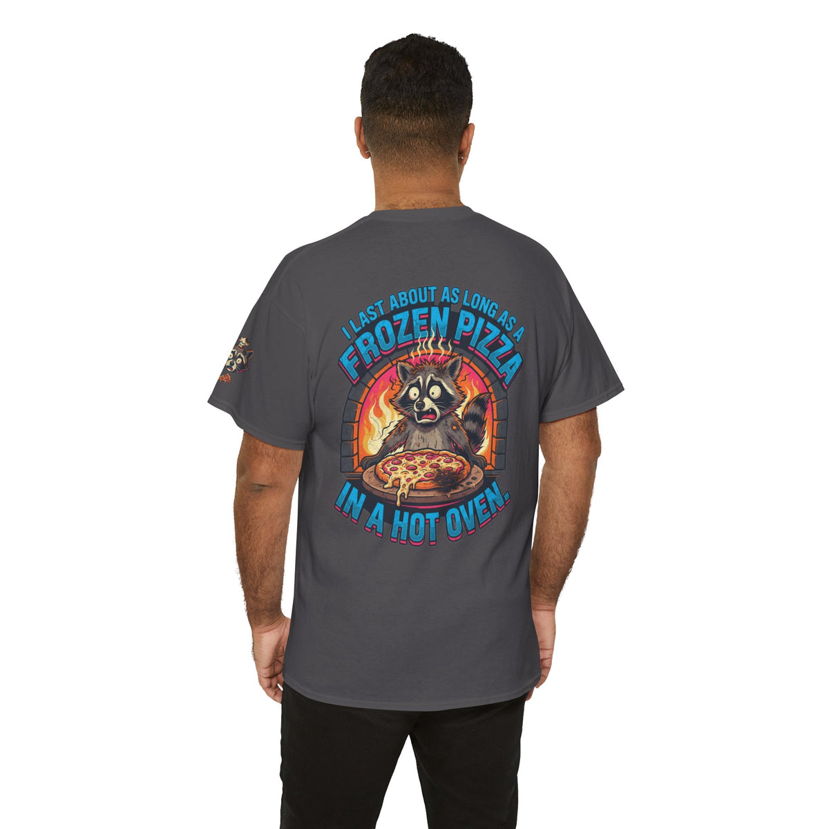 Color: Charcoal | Frozen Pizza in a Hot Oven Premium Graphic Tee