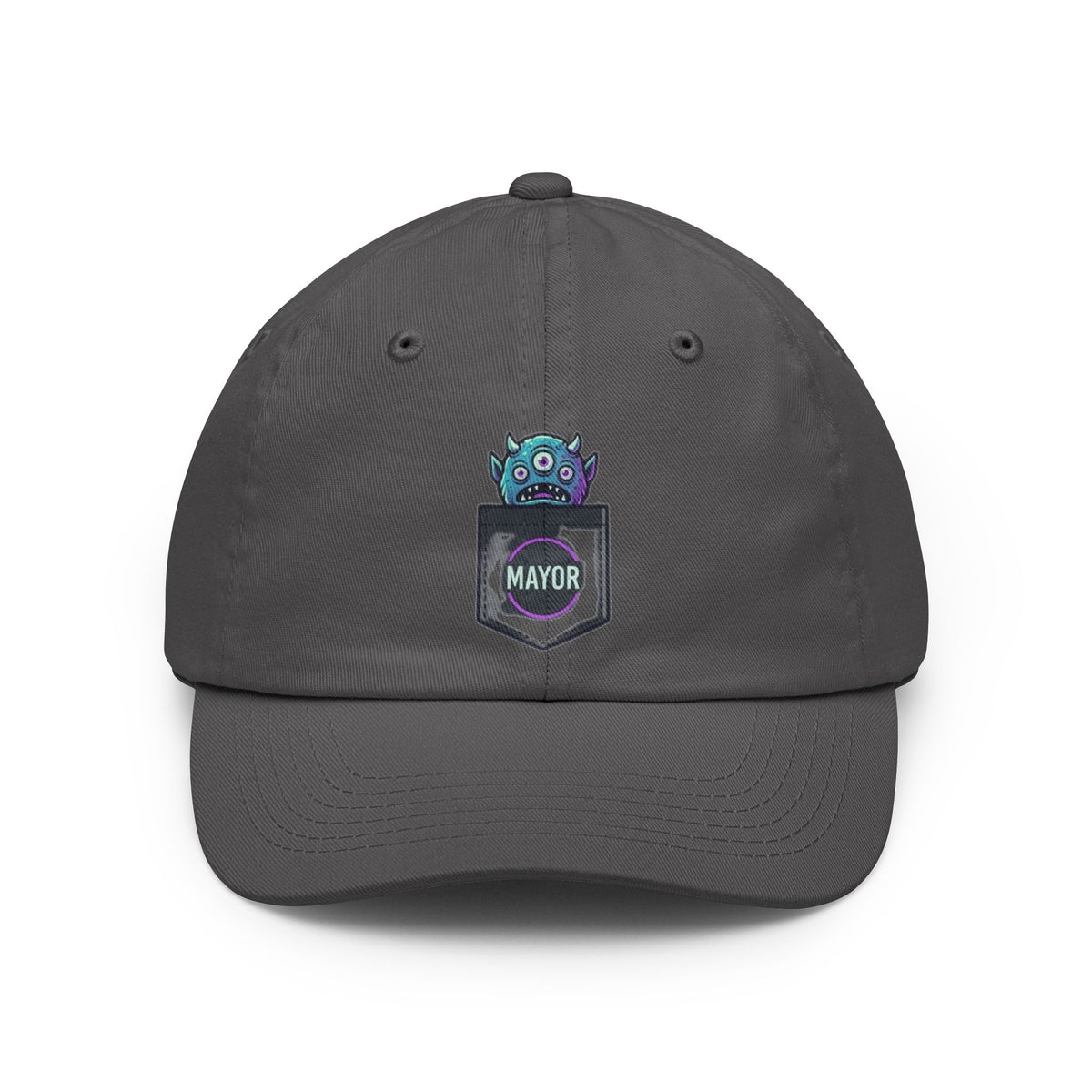 Color: Charcoal | Mayor Of Halloweentown Dad Hat — Graphic