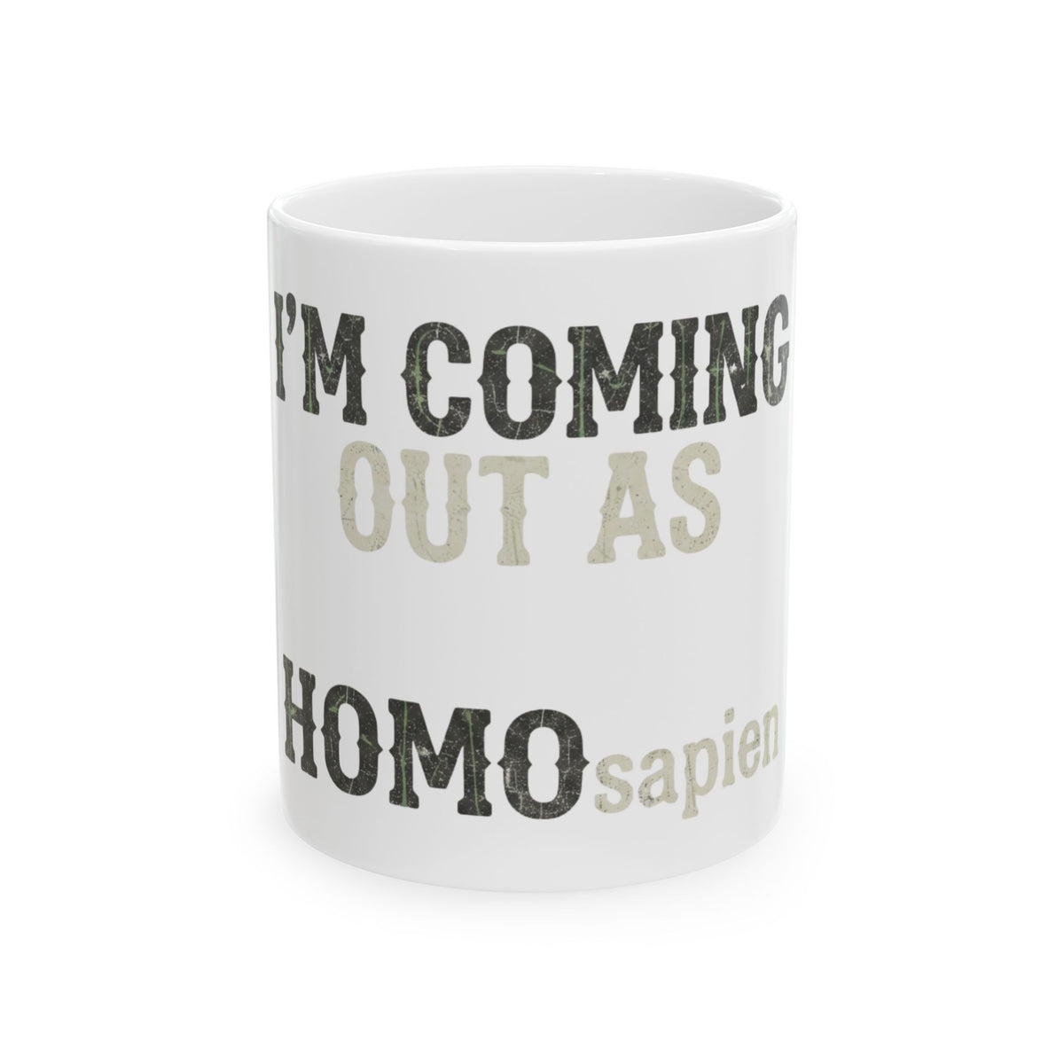 "I'm Coming Out" White Ceramic Mug