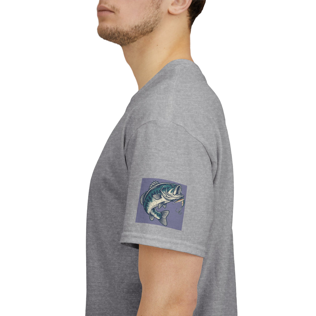 Color: Sport Grey | Never Leave A Good Hole Premium Graphic Tee