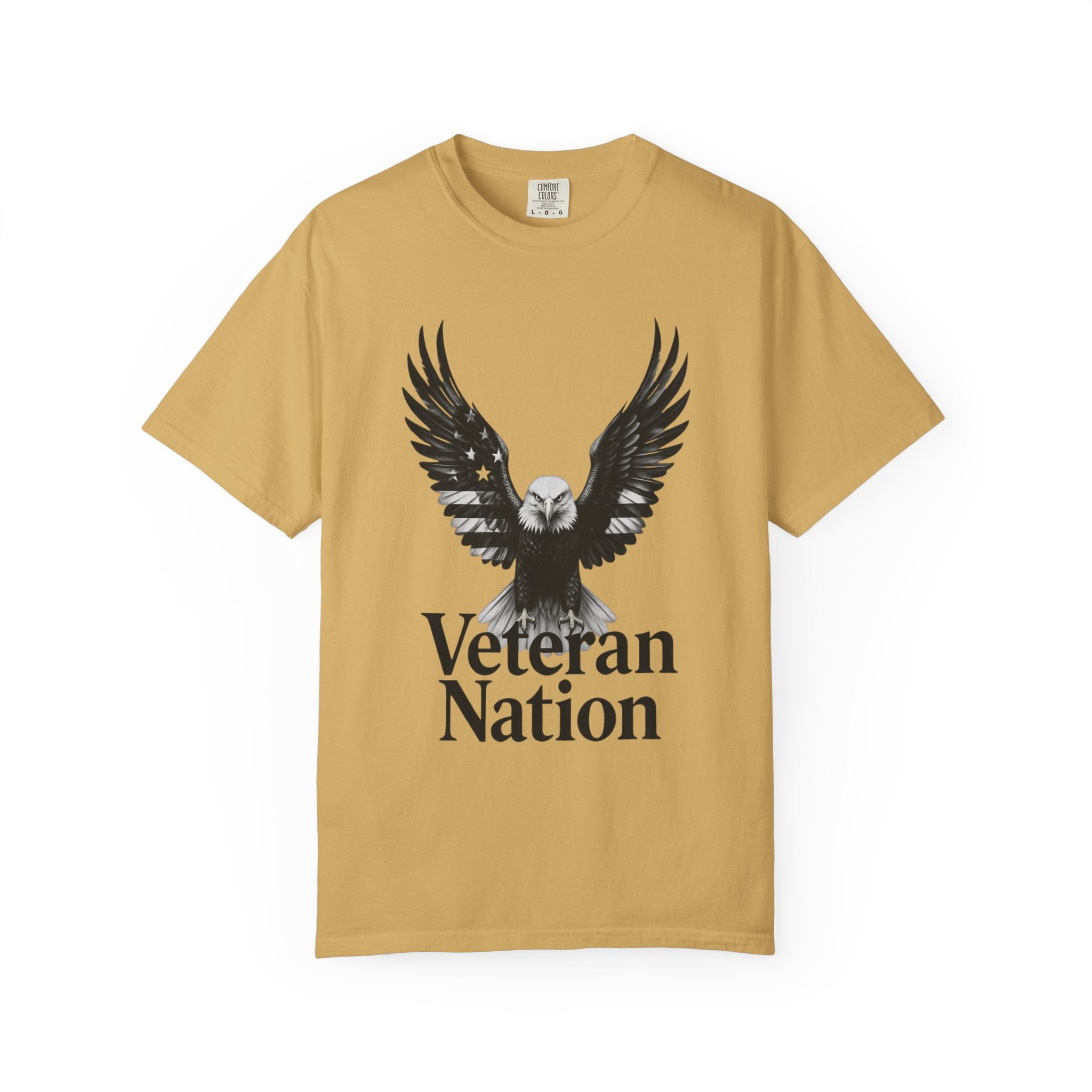 "Veteran Nation" Unisex Garment-Dyed T-shirt