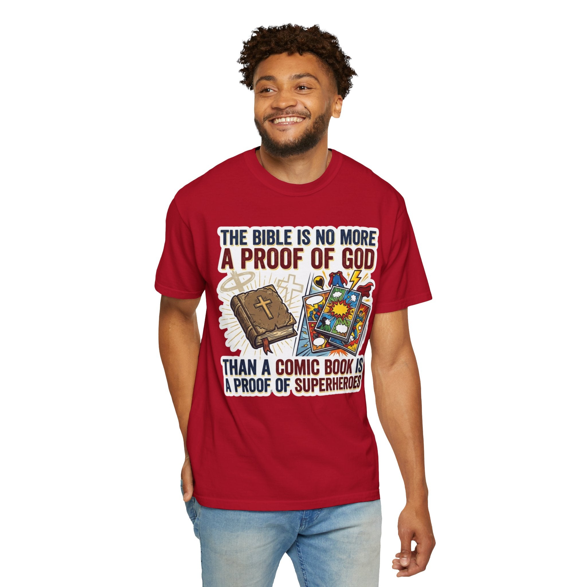 "Bible Proof of Good" Unisex Garment-Dyed Tee
