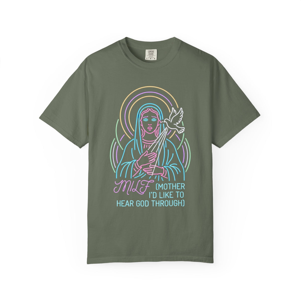 "Good Book Series MILF" Unisex Garment-Dyed Tee