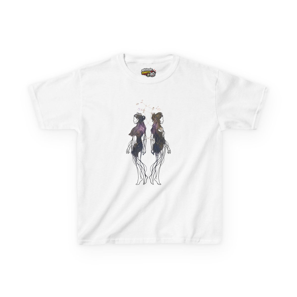 "Gemini The Celestial Twins" Kids Tee