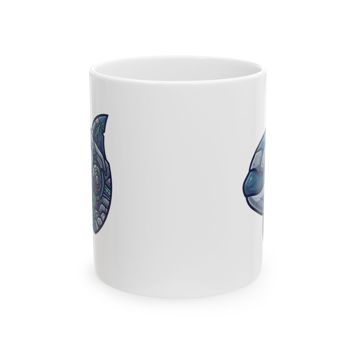"Killer Whale" White Ceramic Mug — Graphic