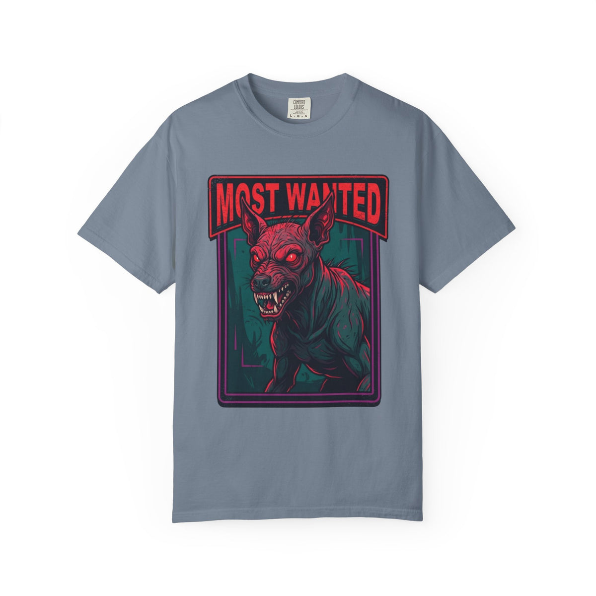 Color: Blue Jean | Chupacabra (Puerto Rico-Latin America) Unisex Garment-Dyed Tee