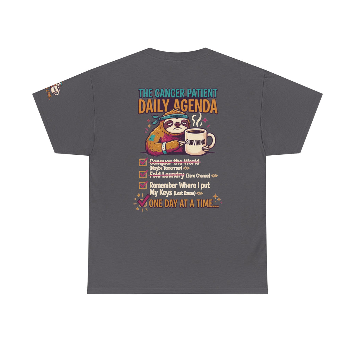 "Cancer One Day At A Time" Premium Graphic Tee
