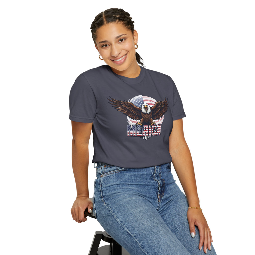 "Merica" Unisex Garment-Dyed Tee
