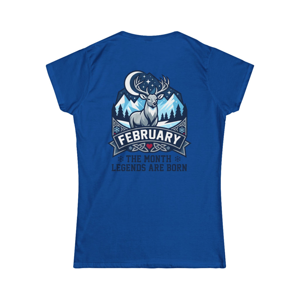 Color: Royal | February Legend Women's Tee