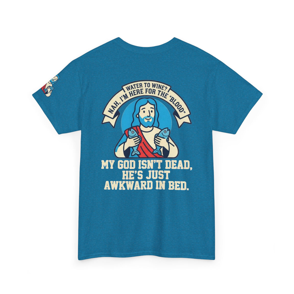 "Good Book Series Not Dead Awkward In Bed" Premium Graphic Tee