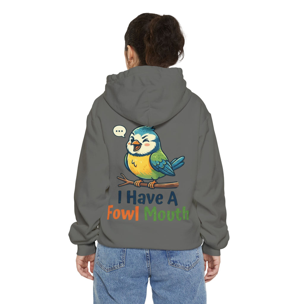 "Fowl Mouth" Garment-Dyed Hoodie