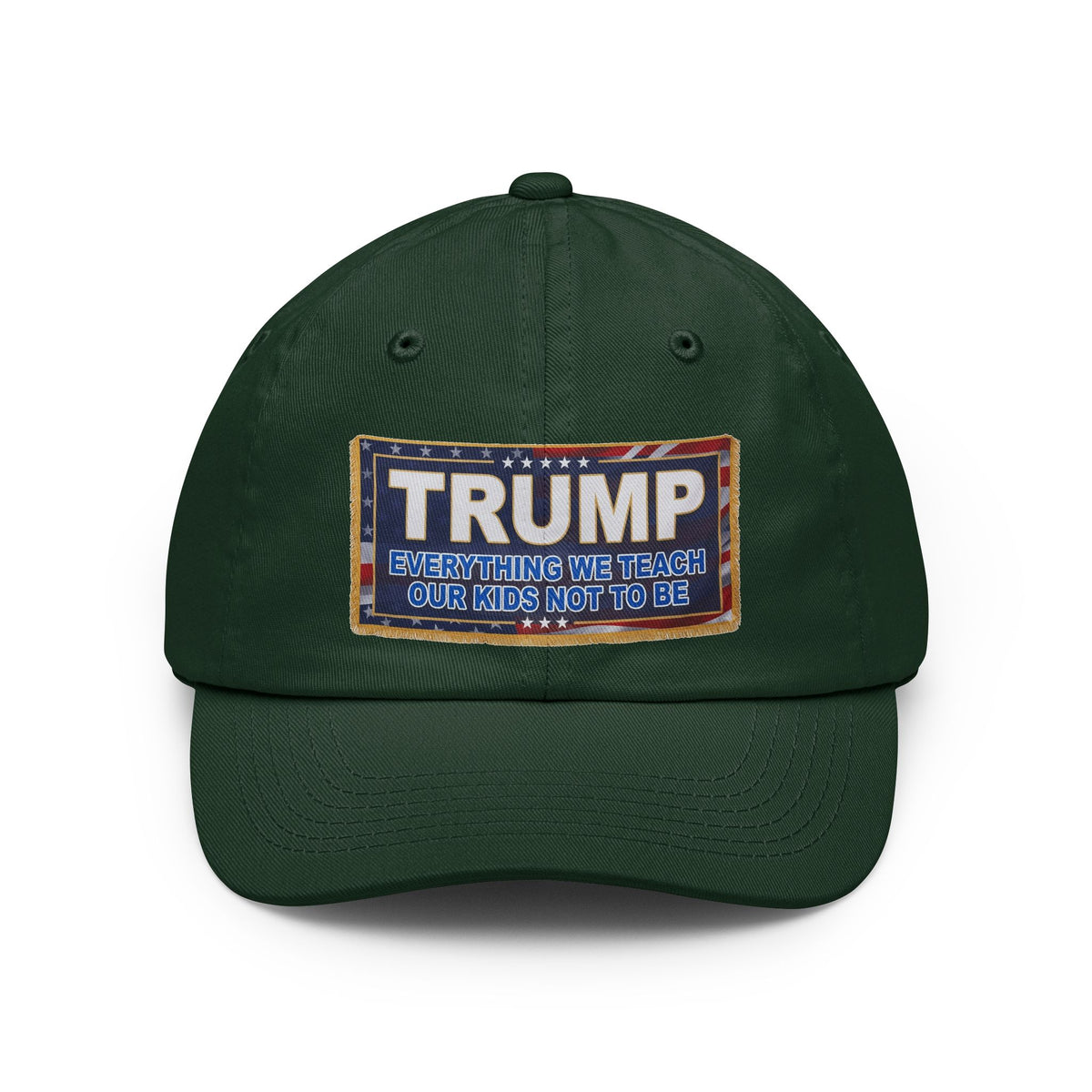 Color: Forest Green | Trump Teach Our Kids Dad Hat