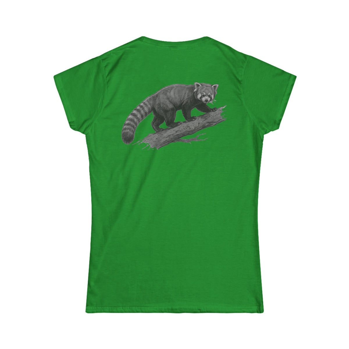 "Pencil Sketch Art Red Panda" Women's Tee