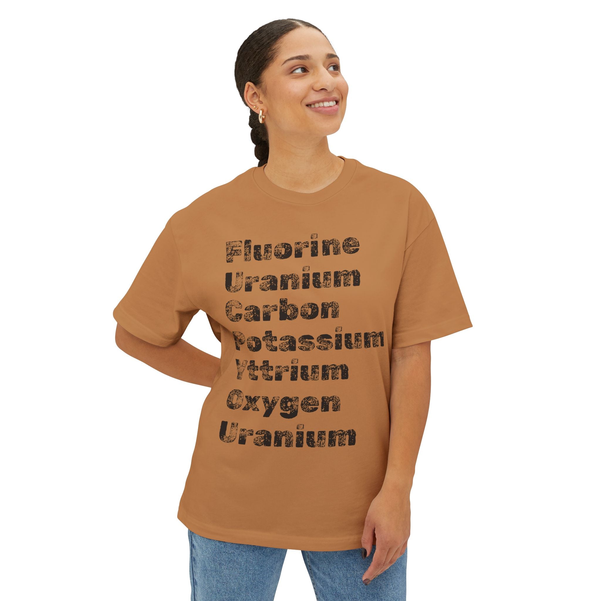 The "Periodic Salt" Tee | Fluorine Uranium Carbon Potassium Yttrium Oxygen