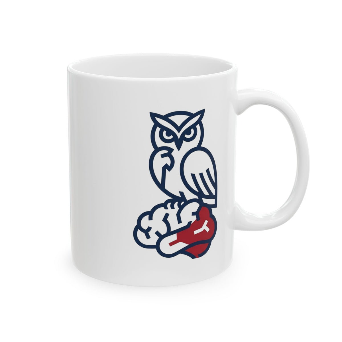 "Make America Think Again" White Ceramic Mug — Graphic