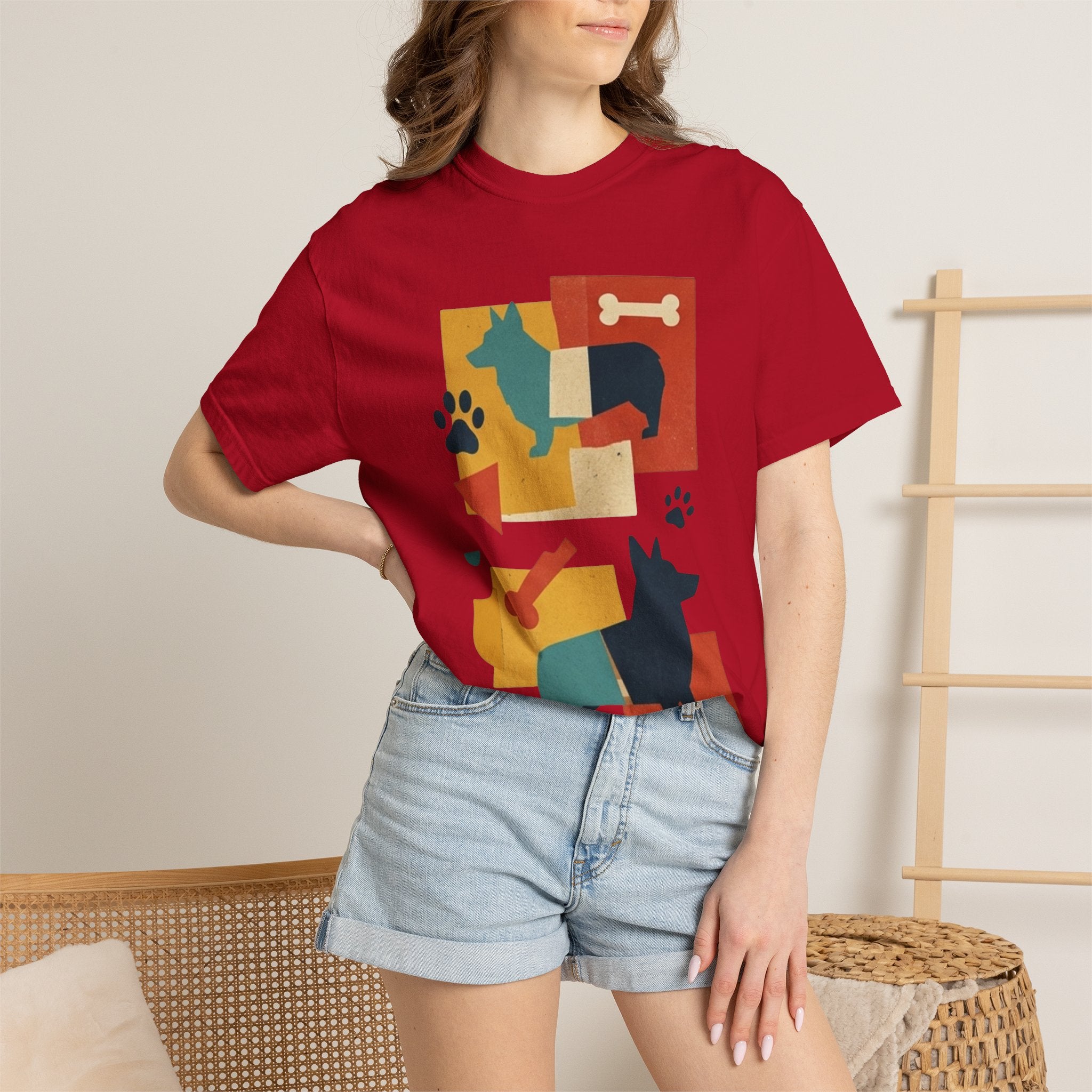 "Dogs and Bones" Unisex Garment-Dyed Tee