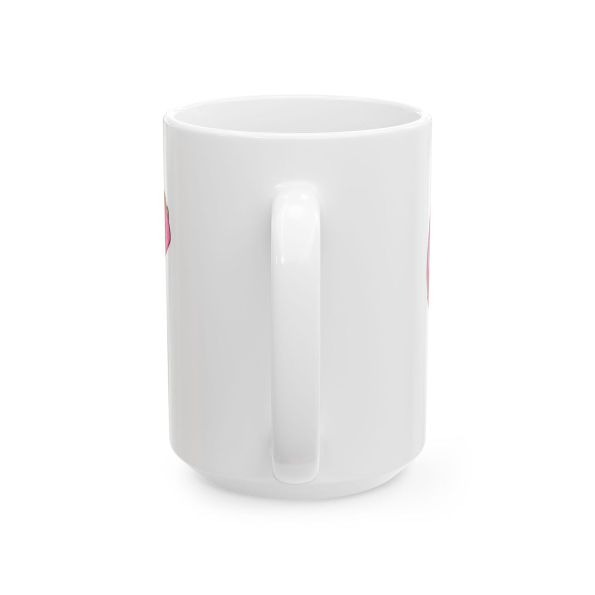 "I Love Pink Tacos" White Ceramic Mug — Graphic