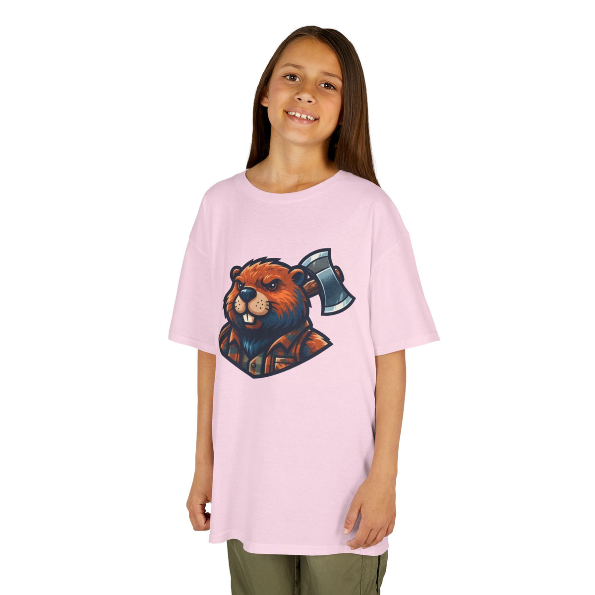 Color: Light Pink | In Desperate Need of Good Hard Wood Kids Tee
