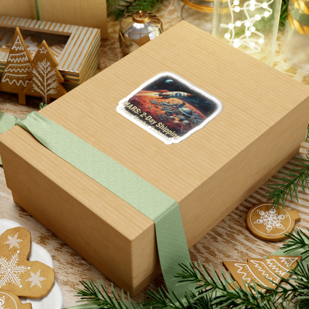 "Mars 2 Day Shipping" Sticker — Main