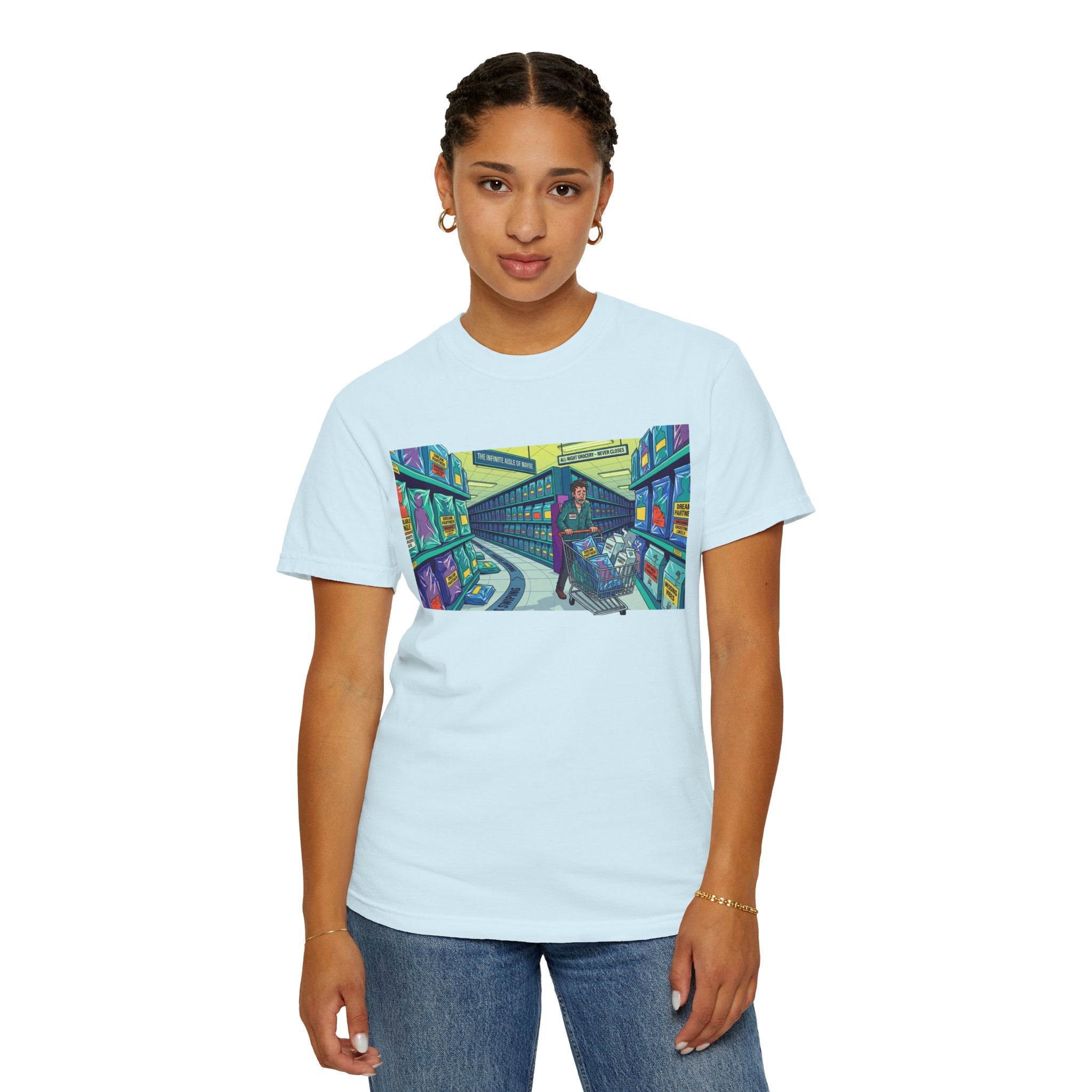 "Infinite Dating" Unisex Garment-Dyed Tee