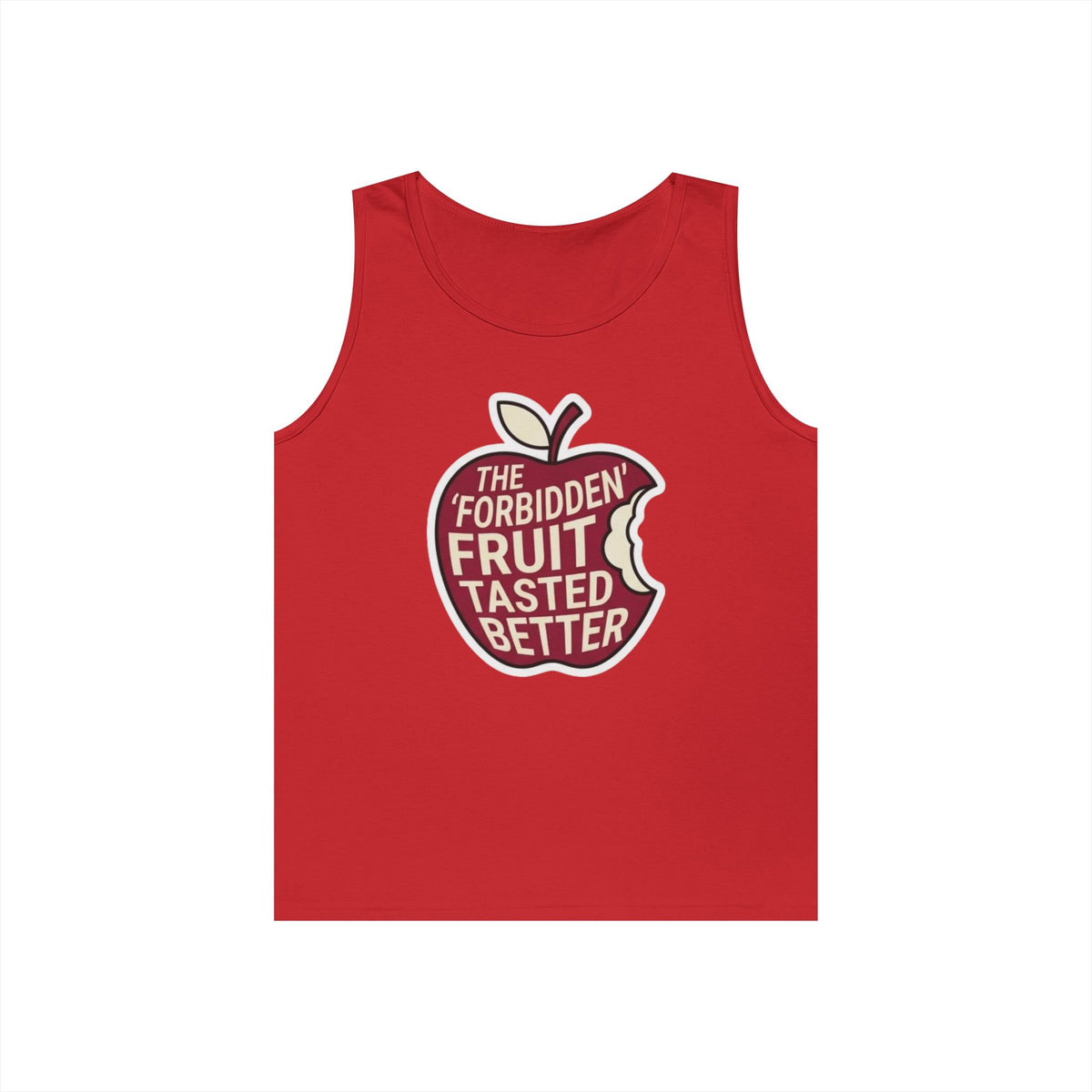 Color: Red | Good Book Series Forbidden Fruit Tasted Better Tank Top