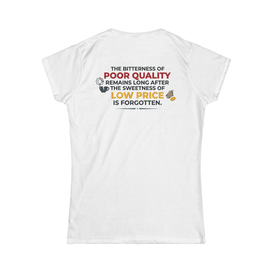 Color: White | Bitterness of Poor Quality Women's Tee