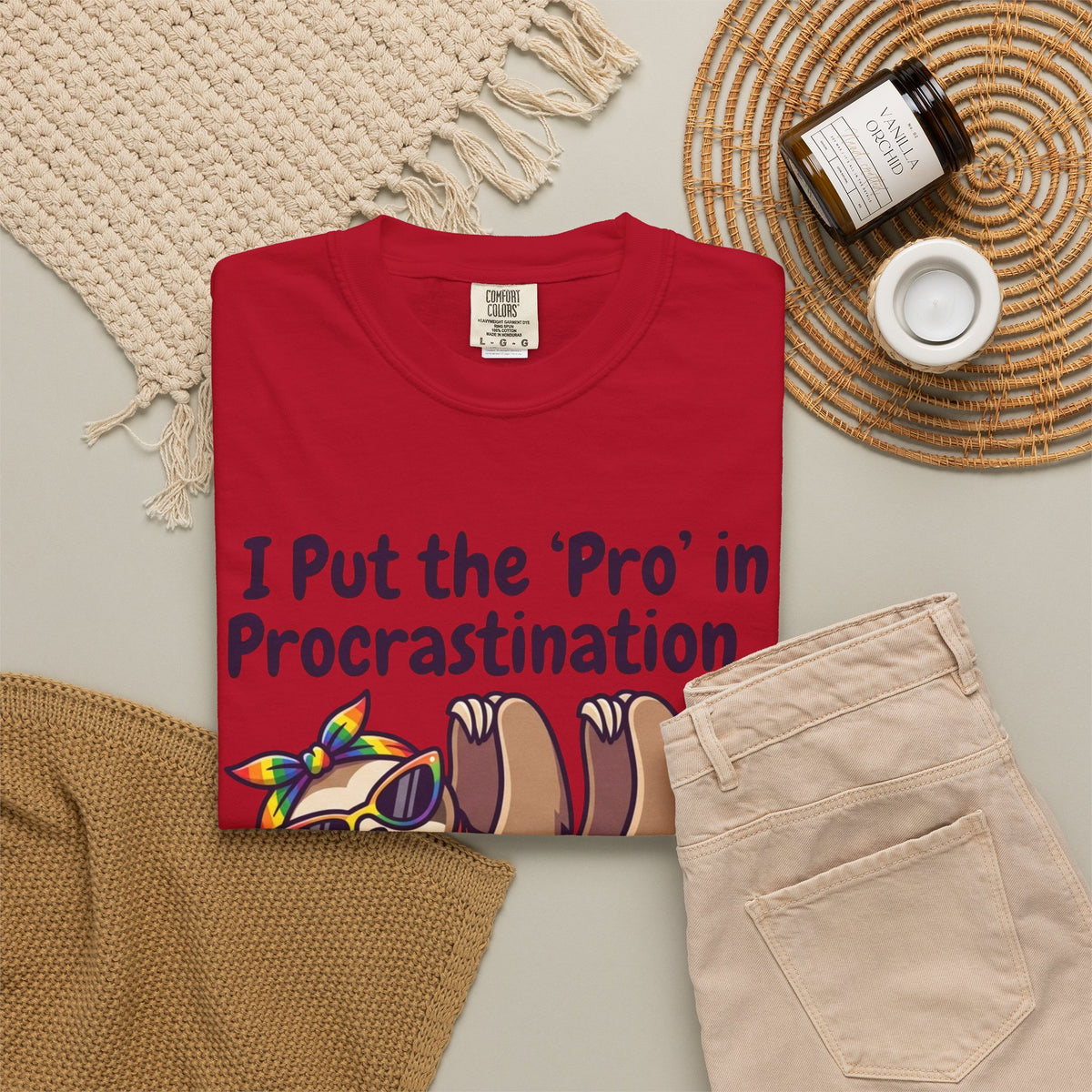Pro in Problematic Flirting Unisex Garment-Dyed Tee