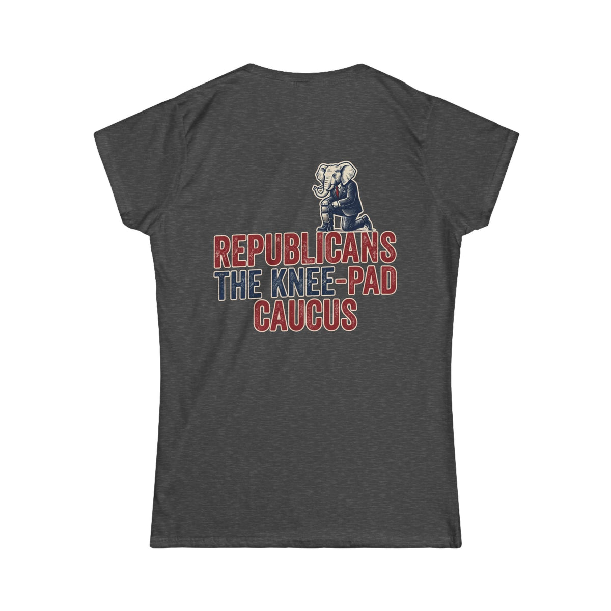 Color: Dark Heather | The Knee Pad Caucus Women's Tee