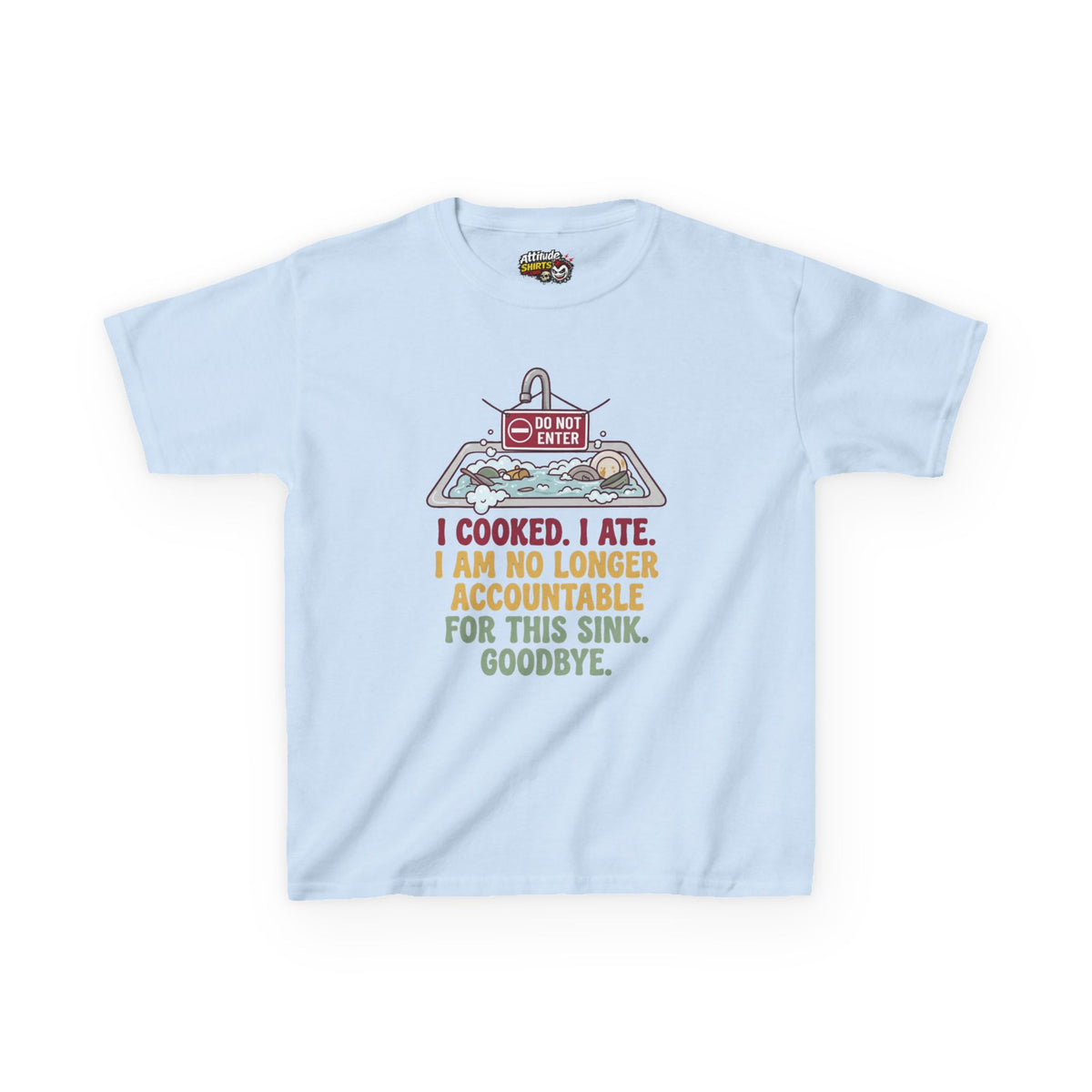 "I Cooked I Ate" Kids Tee