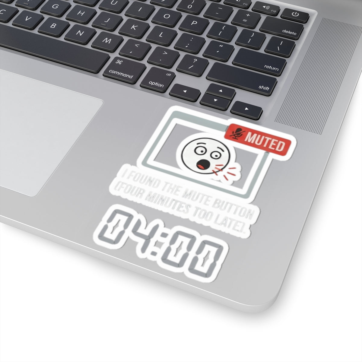 "I Found The Mute" Sticker — Main
