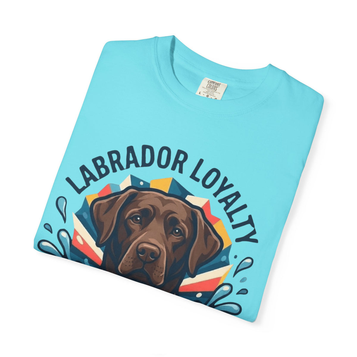 Labrador Loyalty Swim Fetch Unisex Garment-Dyed Tee