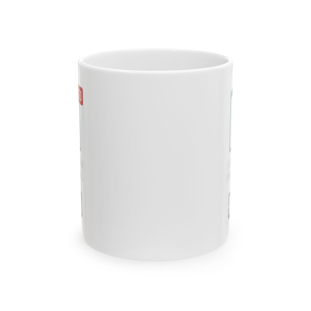 "I Found The Mute" White Ceramic Mug