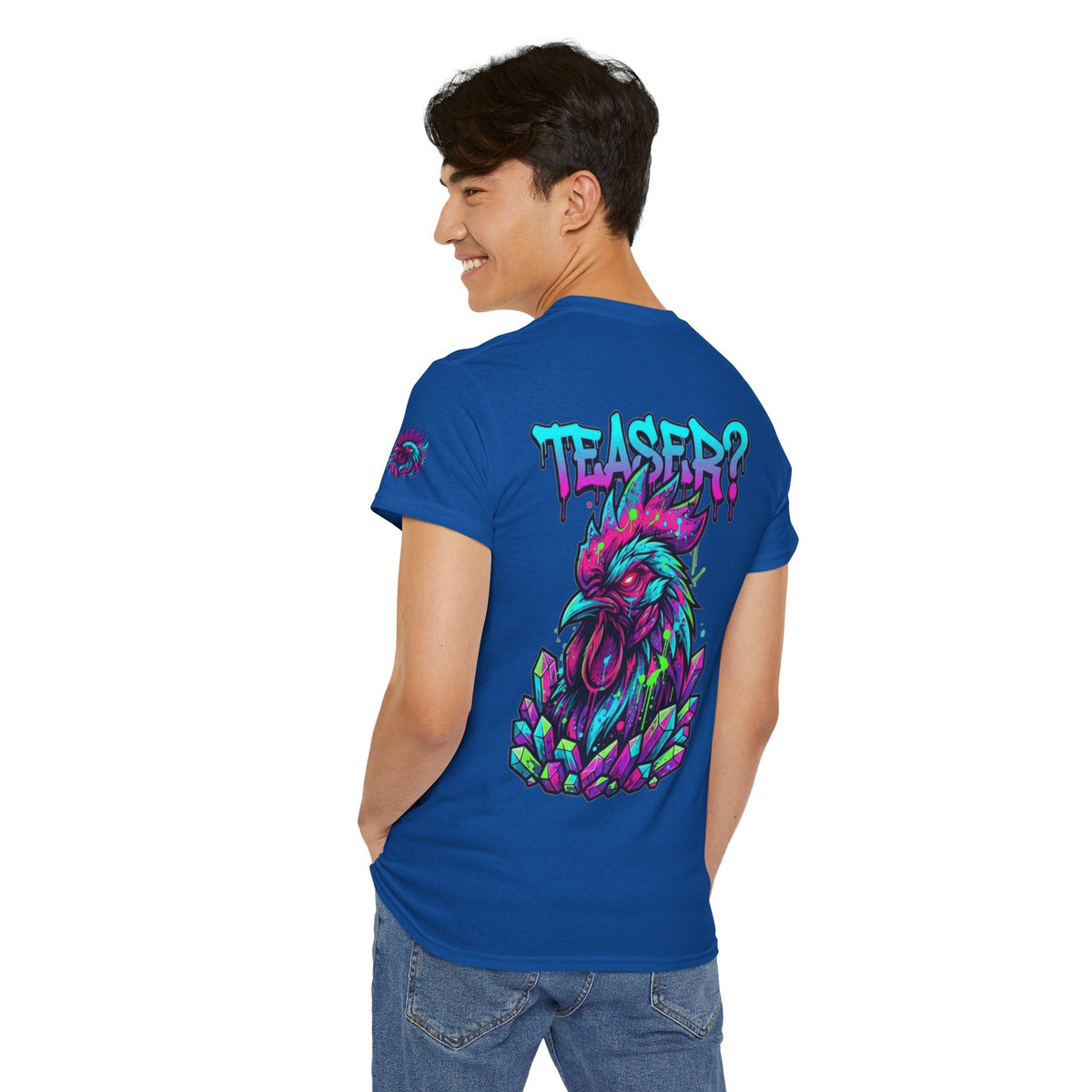 Color: Royal | Cock Teaser Premium Graphic Tee