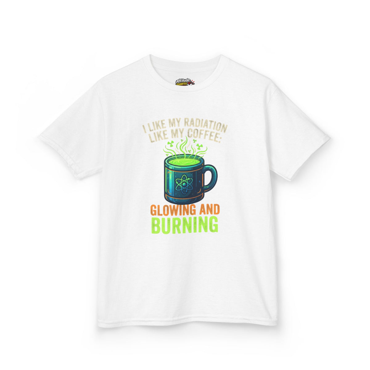 Color: White | I Like My Radiation Like My Coffee Kids Tee