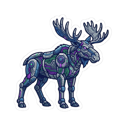 "Cyber Moose" Sticker — Main