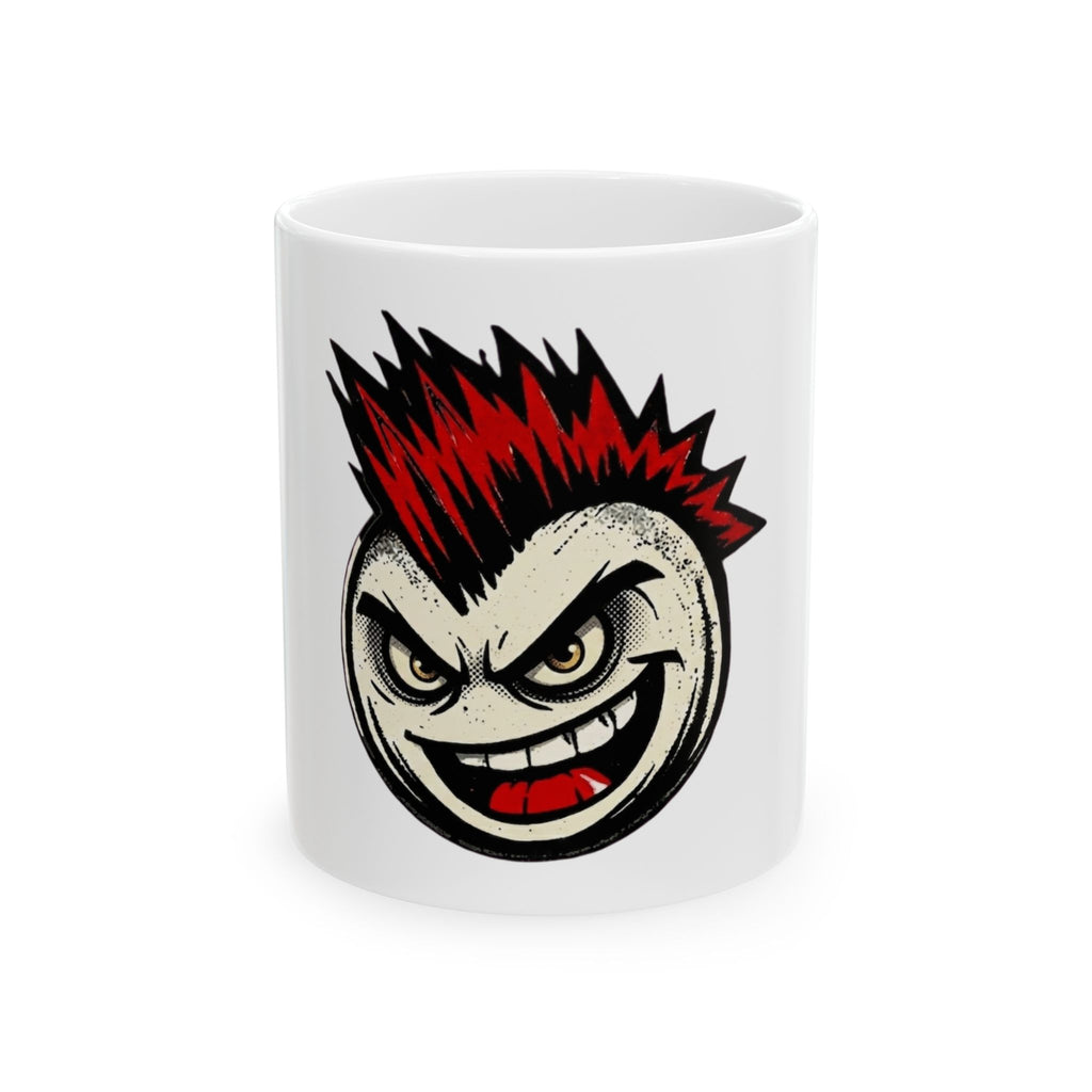 "Hazard" White Ceramic Mug