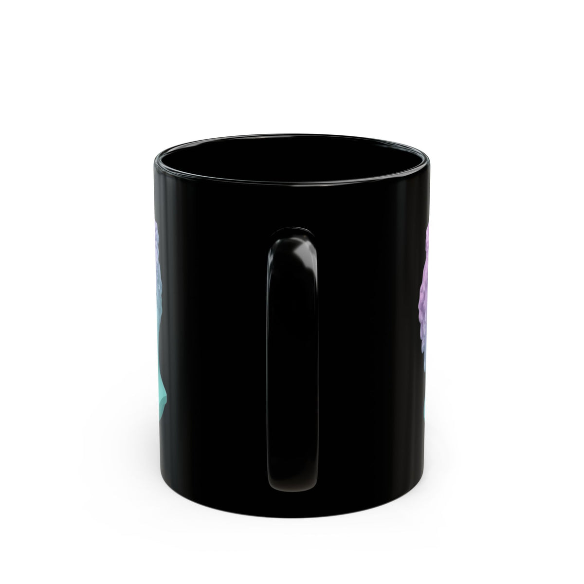 "Dreamscape" Black Ceramic Mug — Graphic