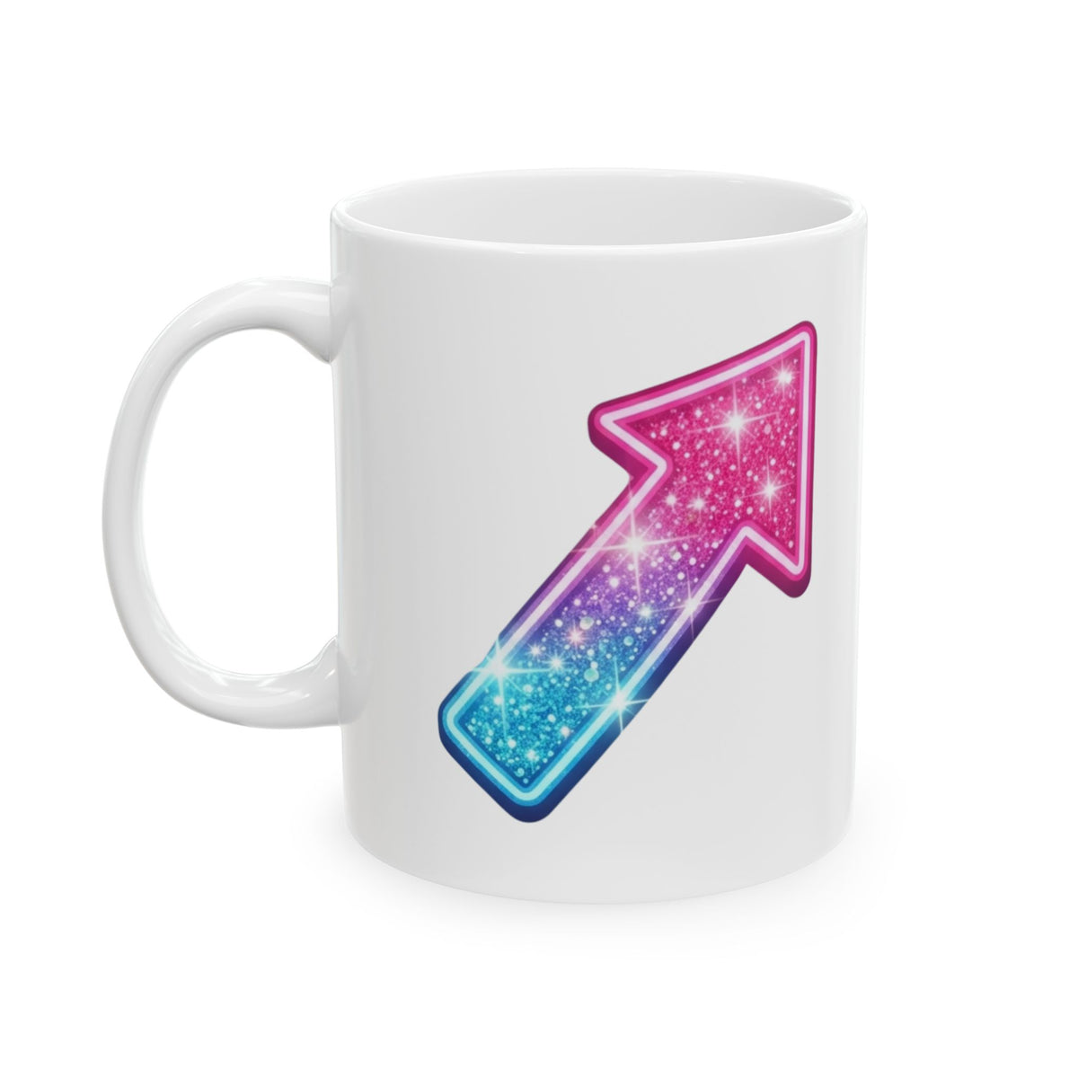 "Professional Stick Shifter" White Ceramic Mug — Graphic