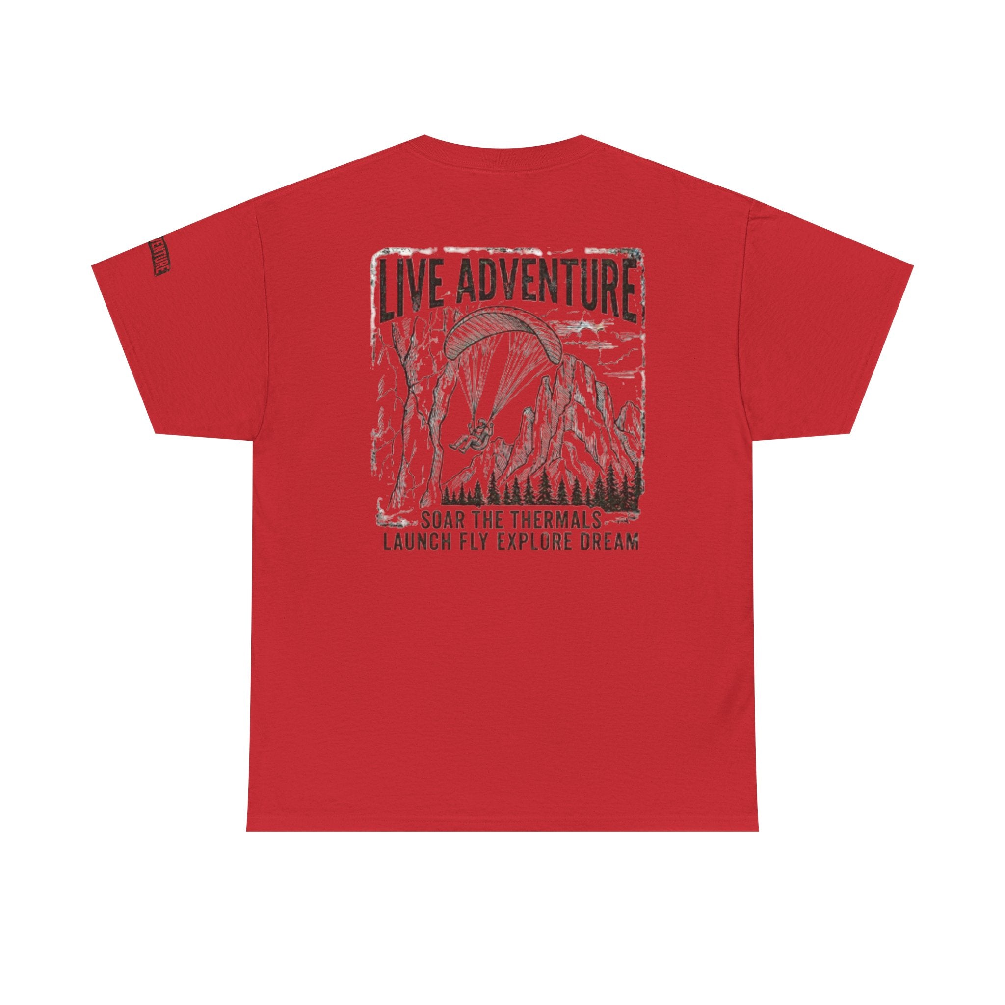 "Live Adventure - Soar the Thermals" Premium Graphic Tee