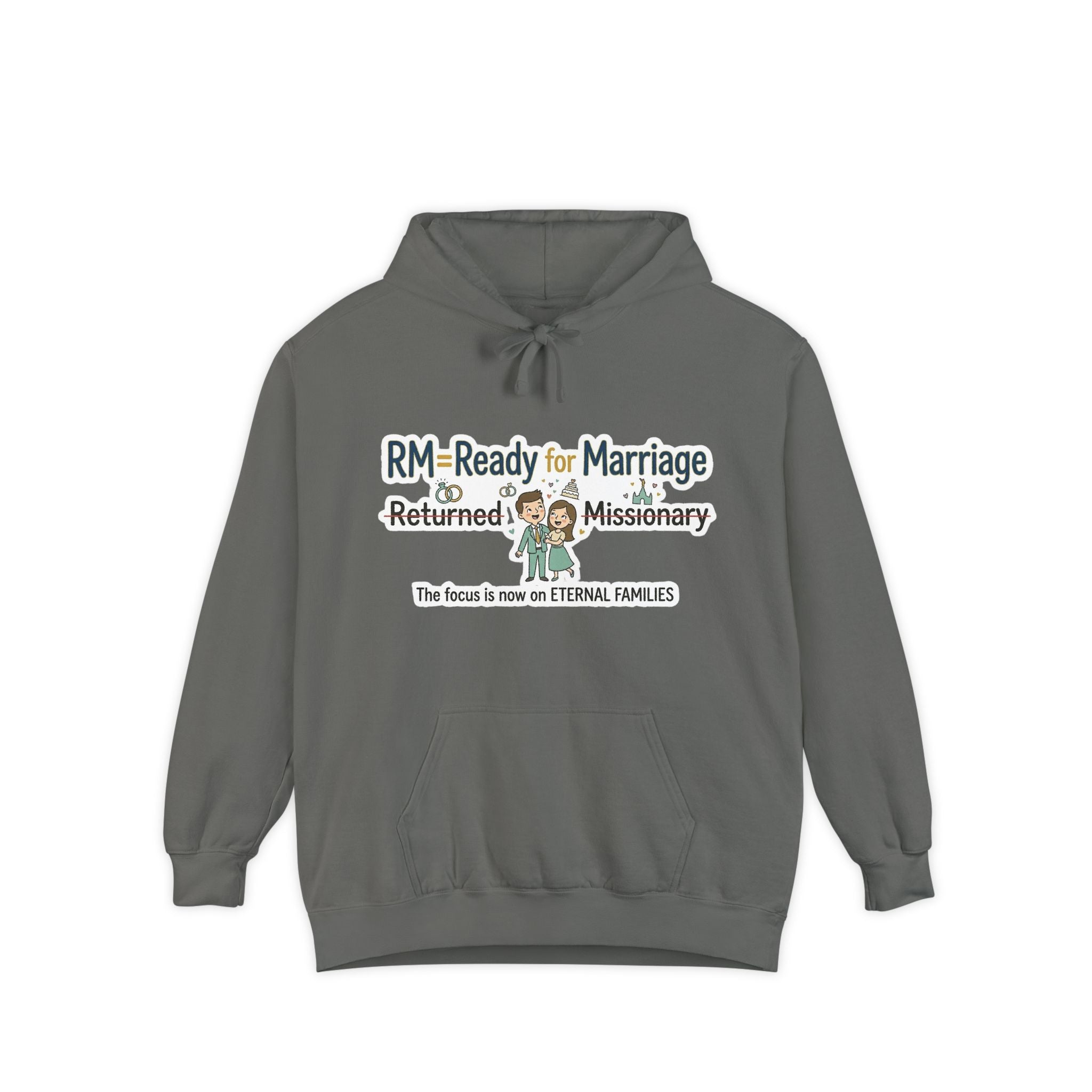 RM: Ready for Marriage (Probably Not) | Garment-Dyed Hoodie — AttitudeShirts