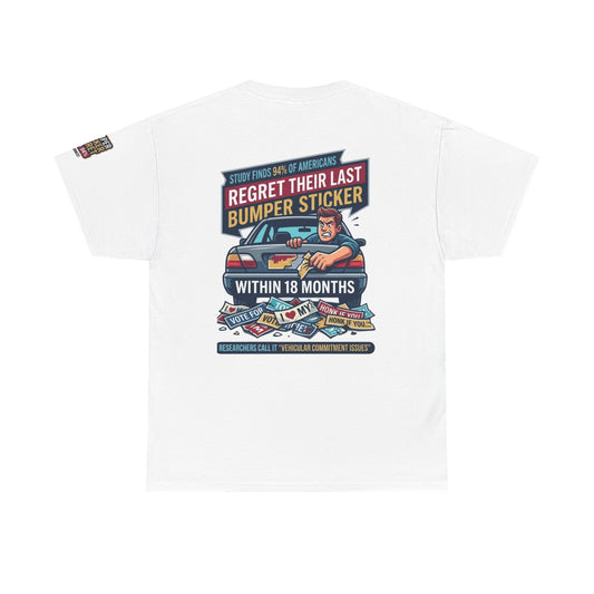 "Bumper Sticker Regret" Premium Graphic Tee