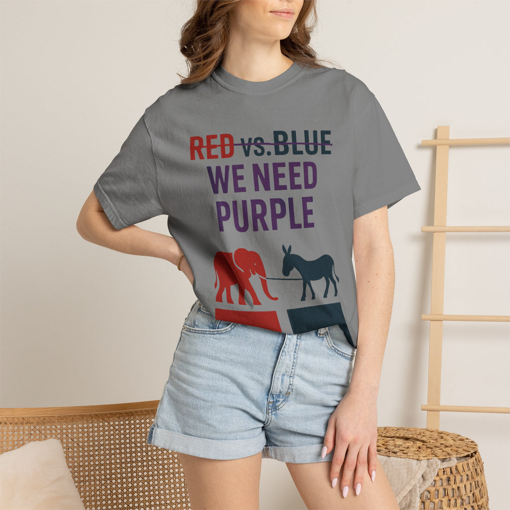 "he Lesser Evil Election" Unisex Garment-Dyed T-shirt
