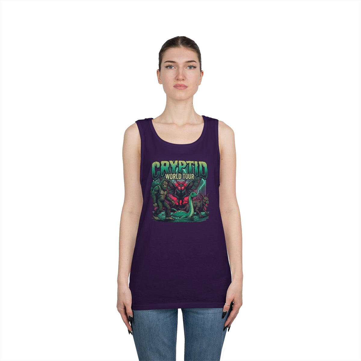"Puzizia (Global-Cryptid Mashup) Cryptid World Tour" Tank Top