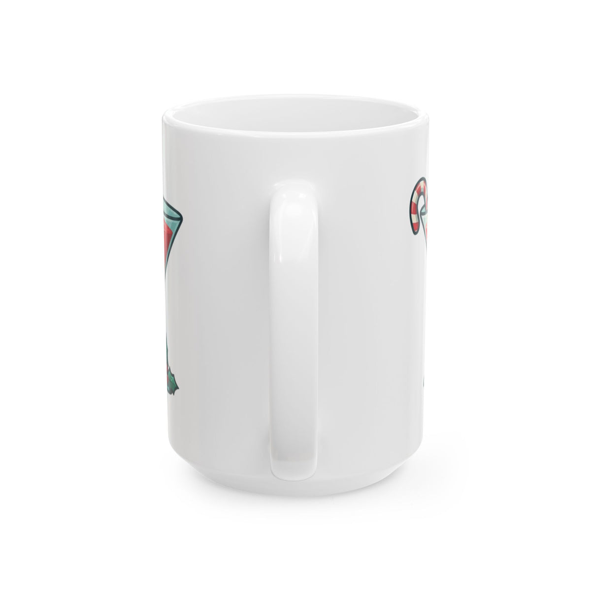 "Christmas Cheer" White Ceramic Mug — Graphic