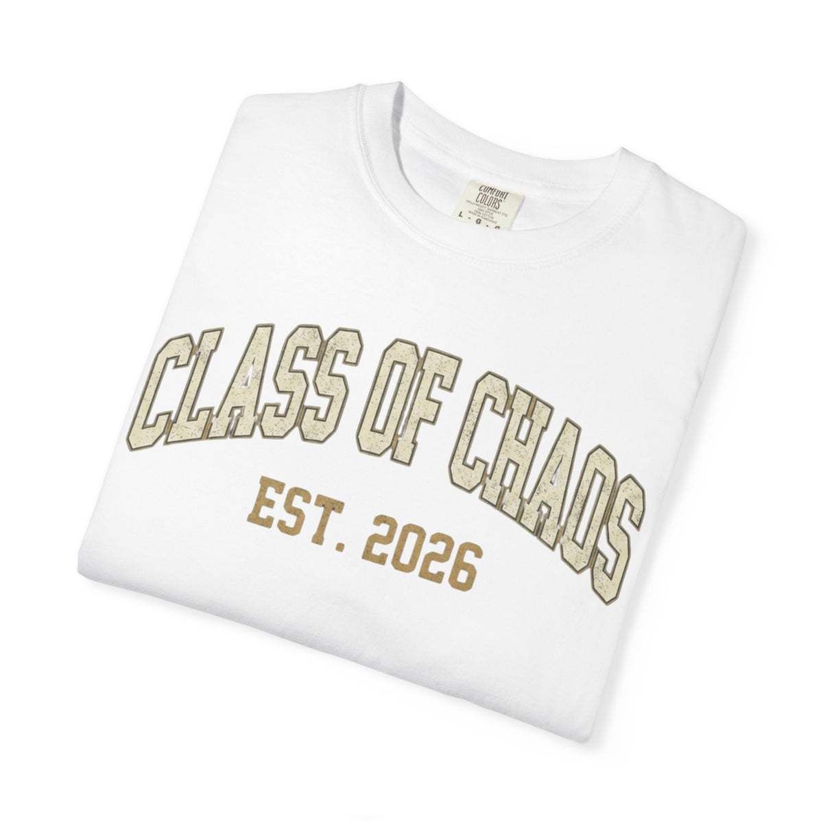 "Class of Chaos" Unisex Garment-Dyed Tee