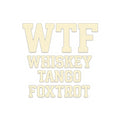 Whisky Tango Foxtrot - WTF Decoded | Kiss-Cut Sticker — AttitudeShirts