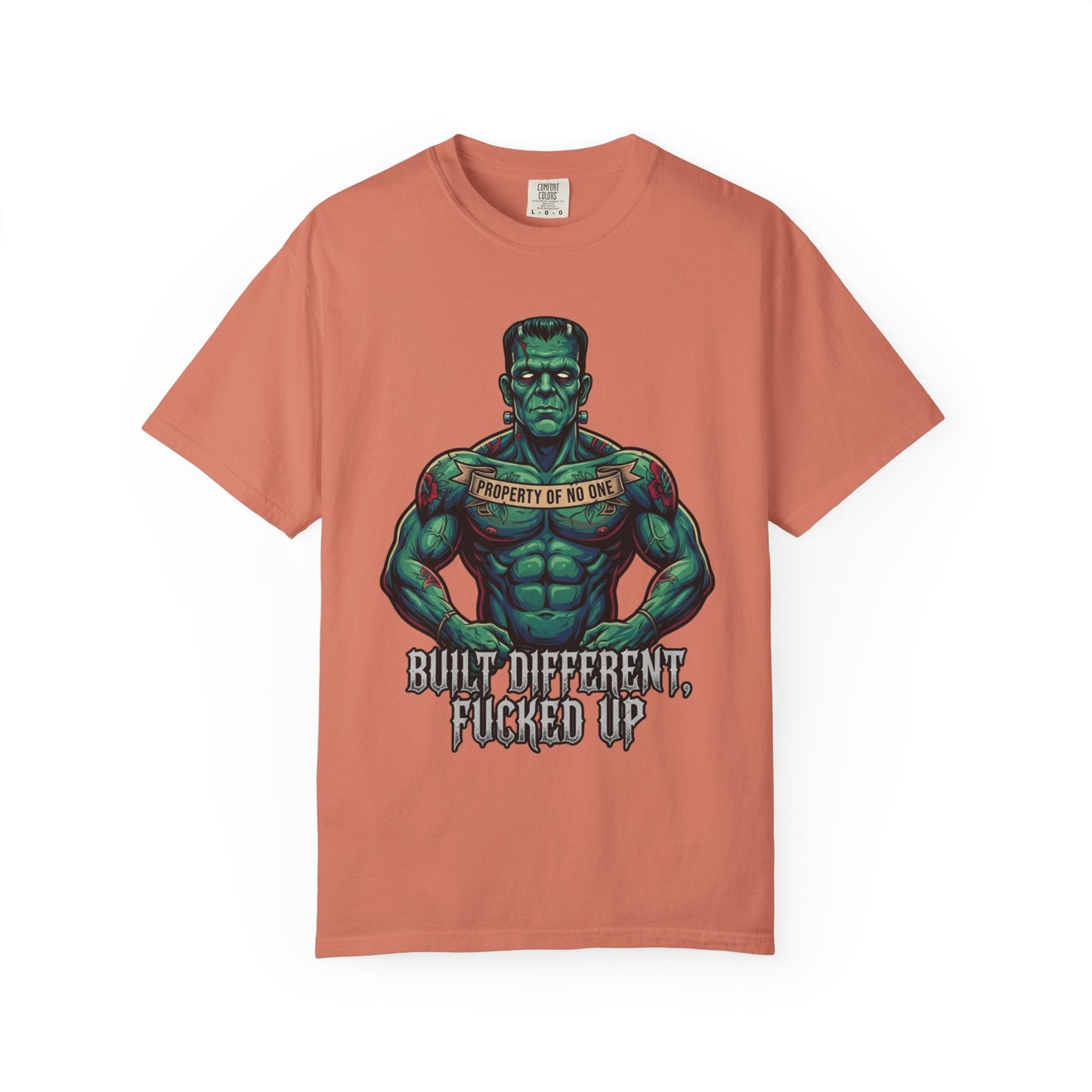 "Built Different" Unisex Garment-Dyed Tee