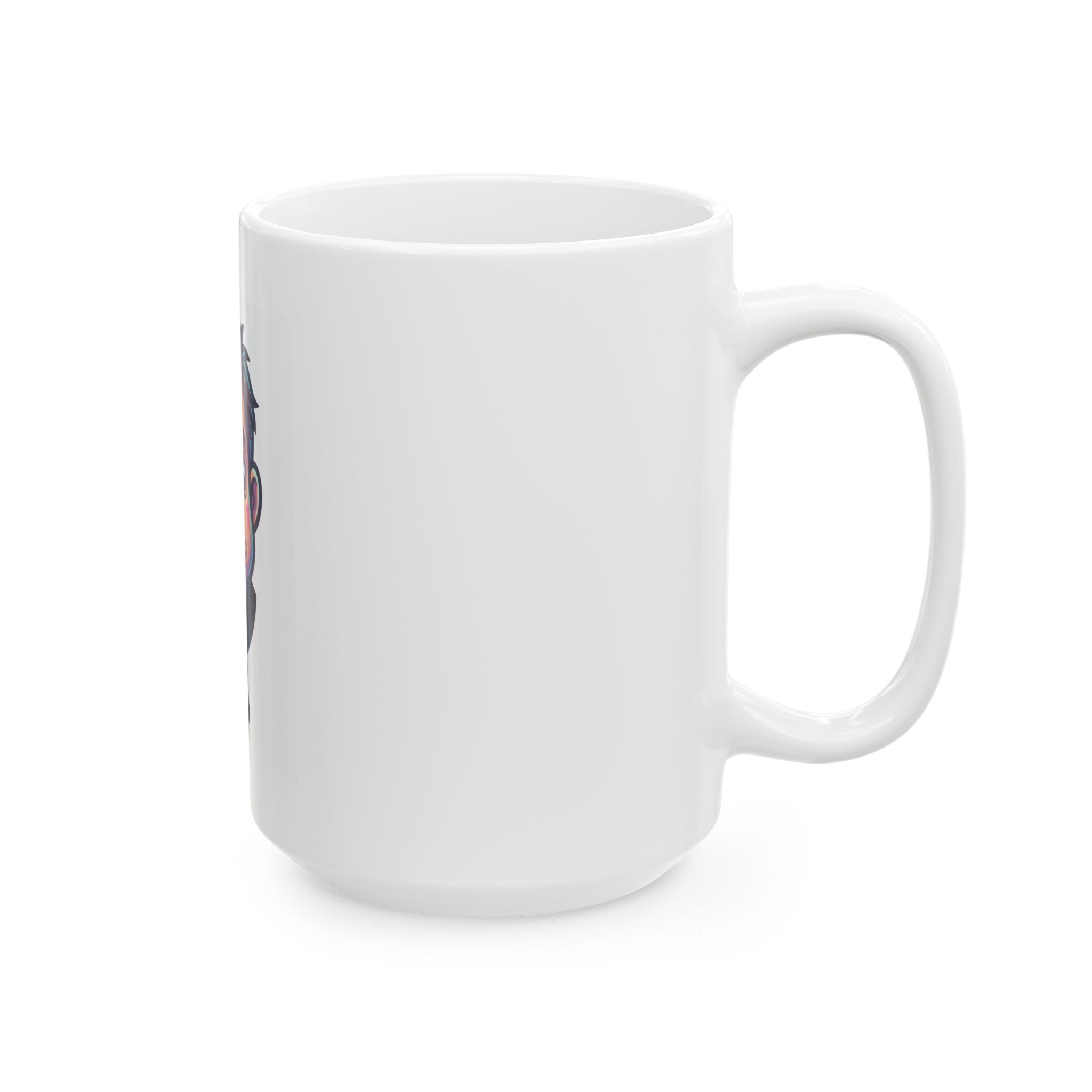 "Forgive Me Father Too Much Candy" White Ceramic Mug — Graphic